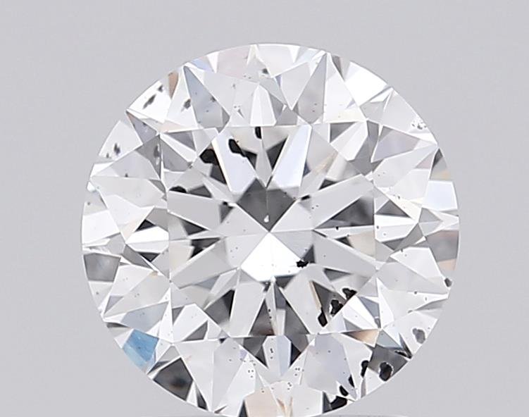2.03ct E SI2 Excellent Cut Round Lab Grown Diamond