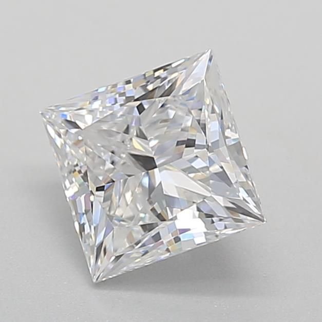 1.08ct D VVS2 Rare Carat Ideal Cut Princess Lab Grown Diamond