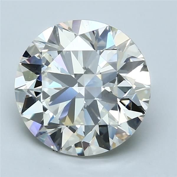 3.80ct K IF Rare Carat Ideal Cut Round Diamond