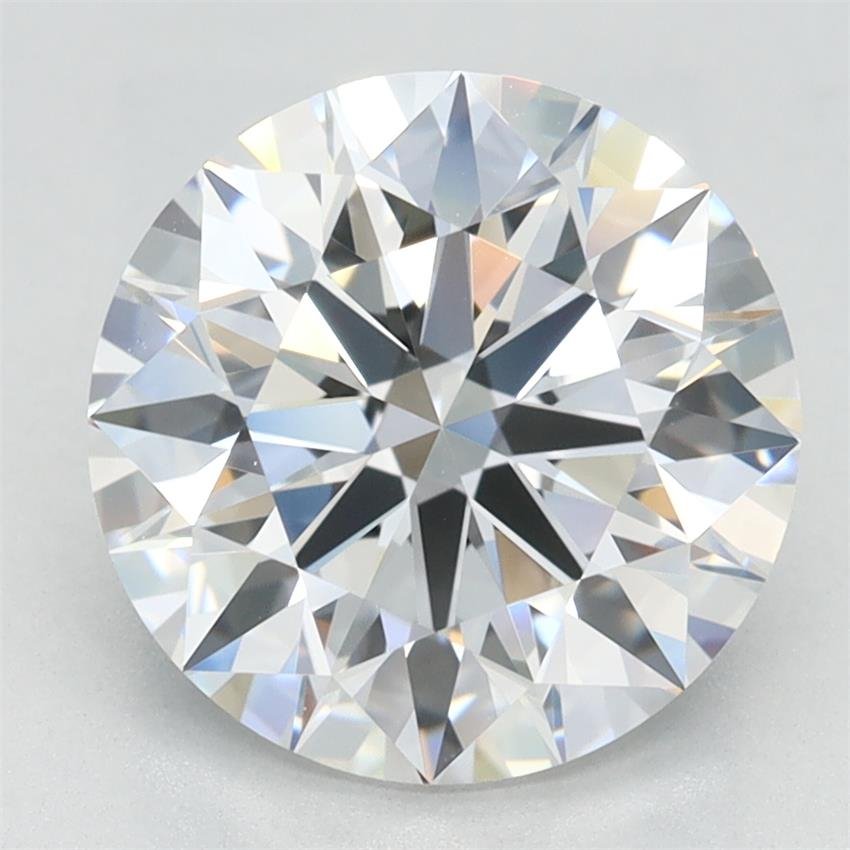 2.67ct D VVS1 Rare Carat Ideal Cut Round Lab Grown Diamond