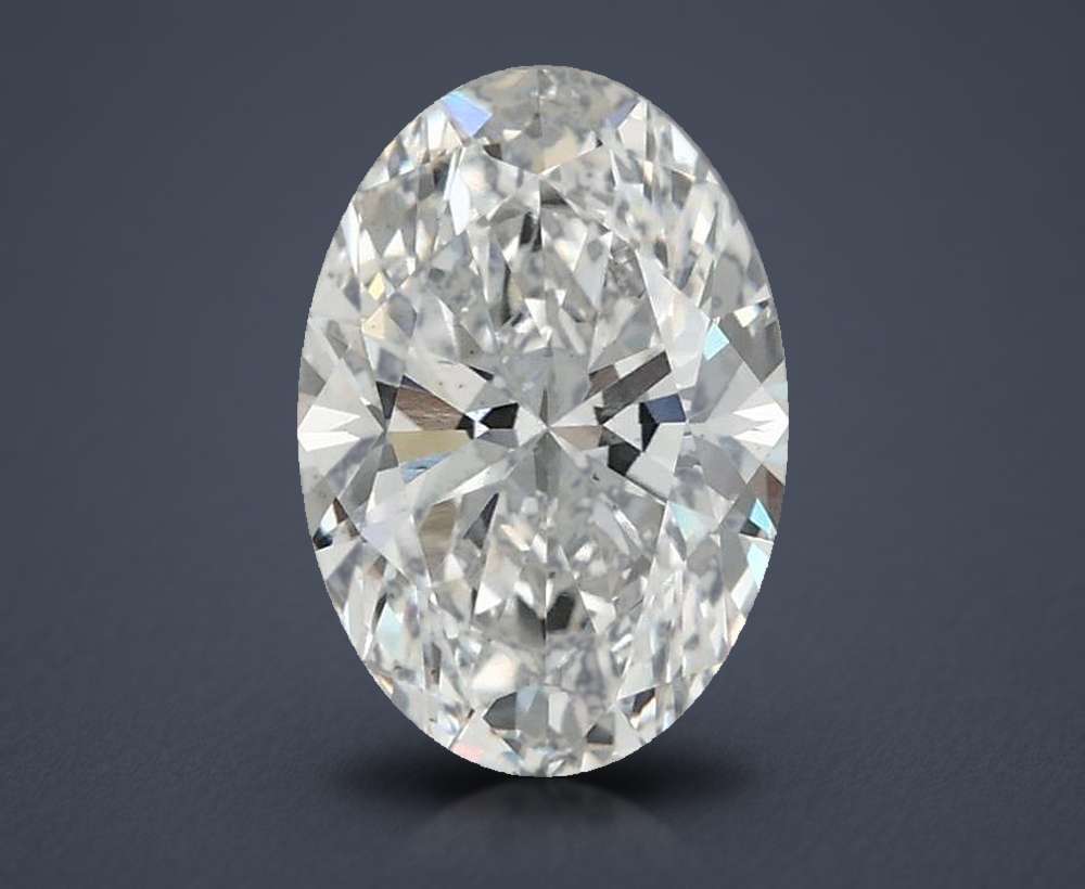1.68 Carat Oval Lab Diamond