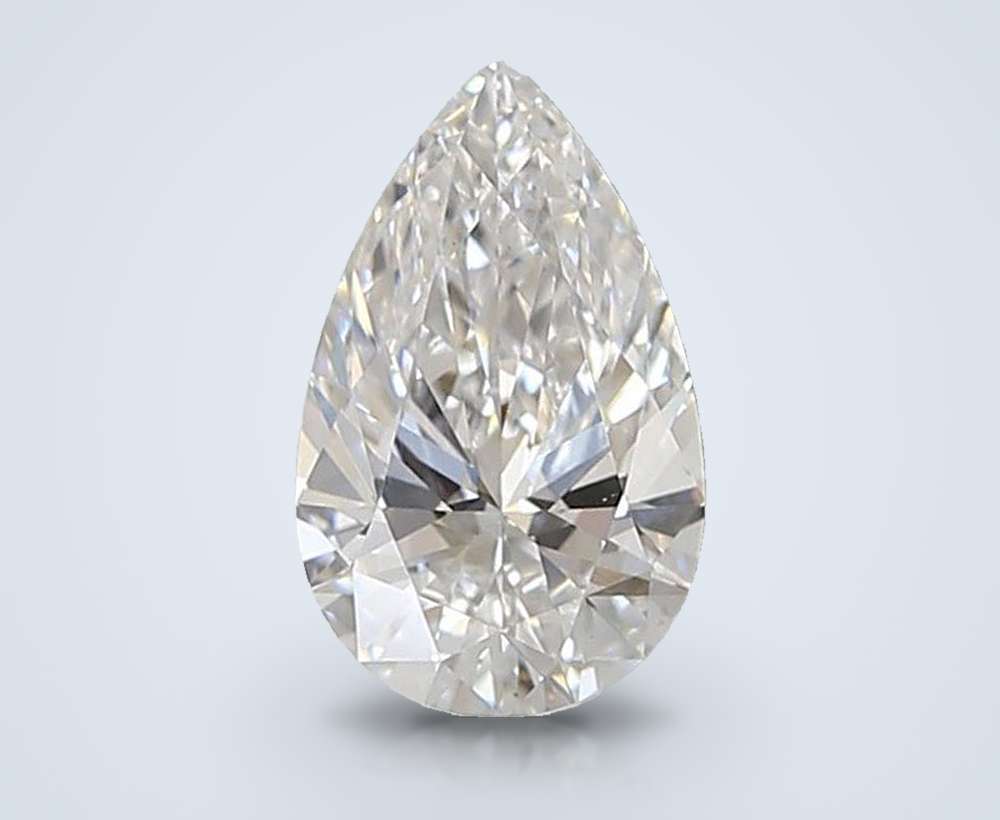 1.25 Carat Pear Lab Diamond