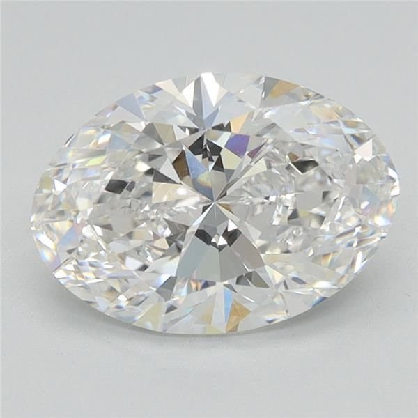 2.55ct D VS1 Rare Carat Ideal Cut Oval Lab Grown Diamond