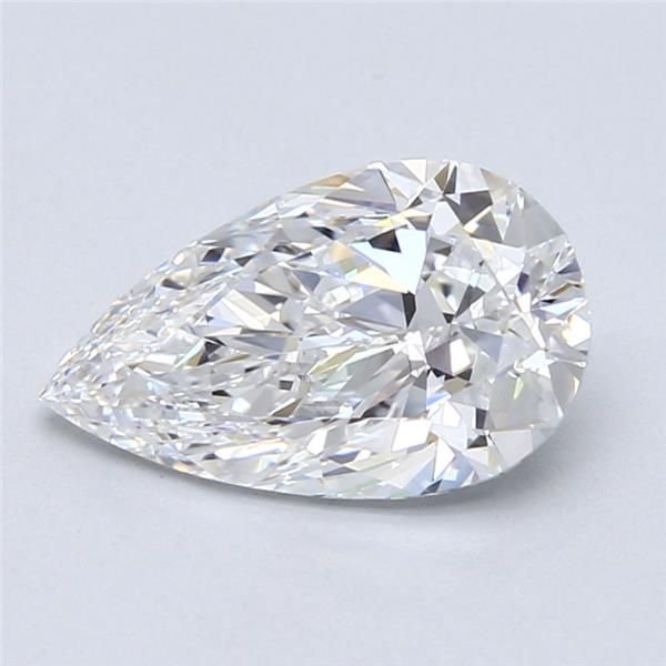 2.01ct D IF Rare Carat Ideal Cut Pear Diamond