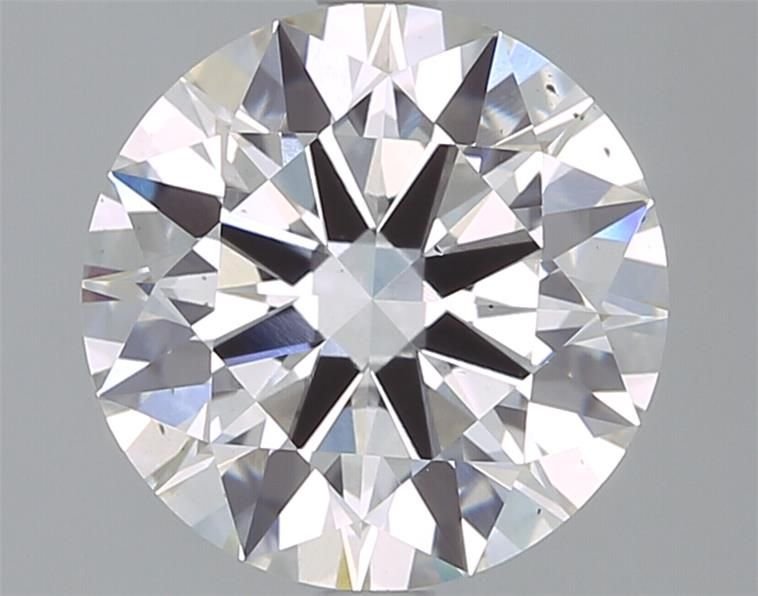 2.82ct F SI1 Rare Carat Ideal Cut Round Lab Grown Diamond