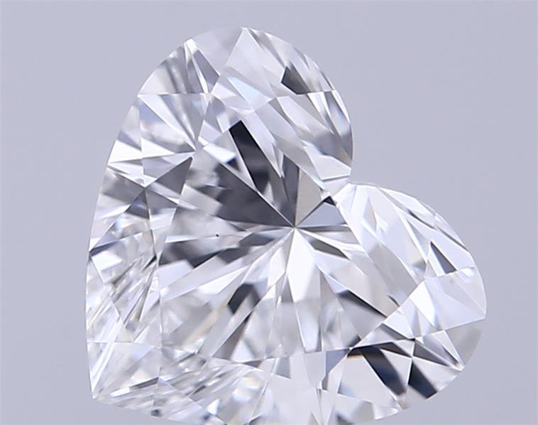 0.85ct D VS1 Rare Carat Ideal Cut Heart Lab Grown Diamond