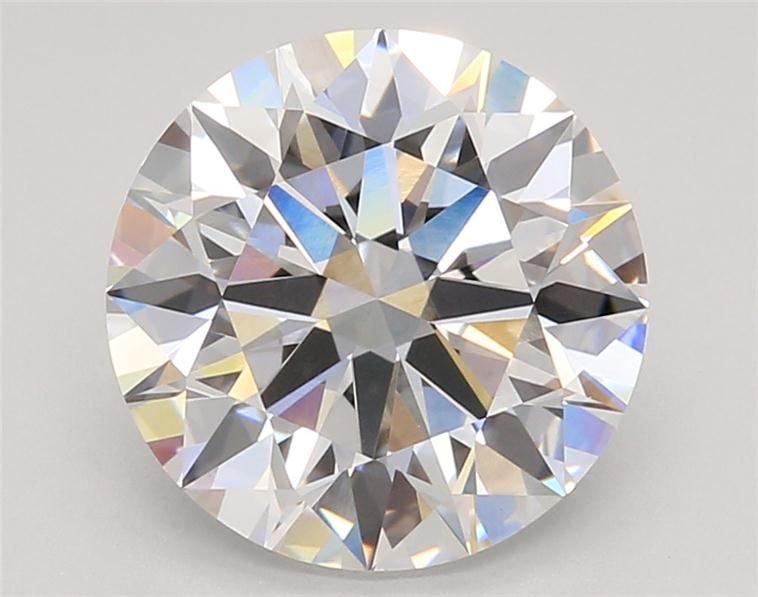 4.09ct D VVS2 Rare Carat Ideal Cut Round Lab Grown Diamond