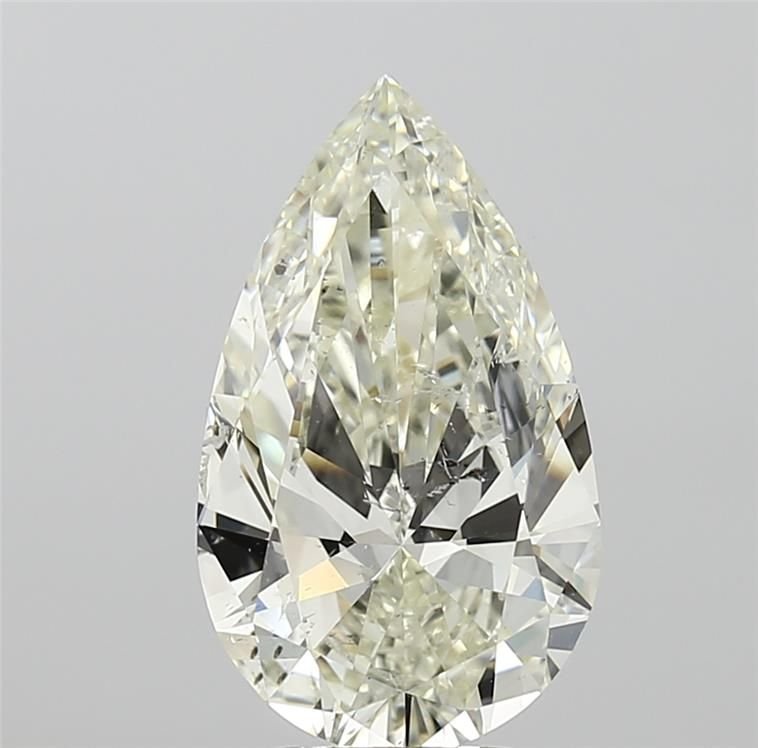 4.01ct J SI2 Rare Carat Ideal Cut Pear Diamond