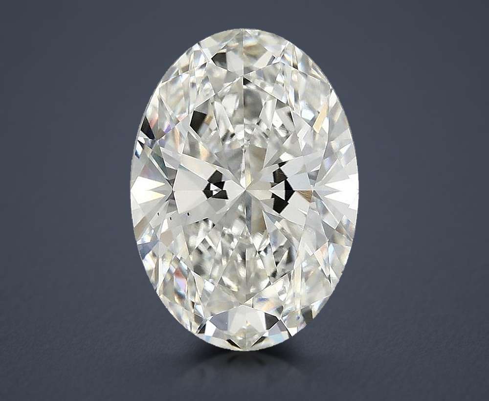 4.07 Carat Oval Lab Diamond