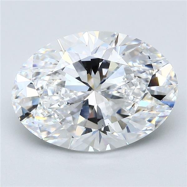 5.01ct D VS1 Very Good Cut Oval Diamond