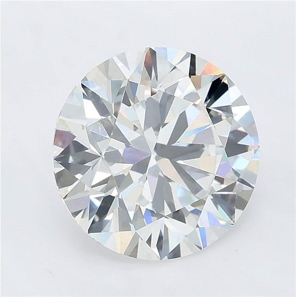 4.07ct G VVS2 Rare Carat Ideal Cut Round Lab Grown Diamond