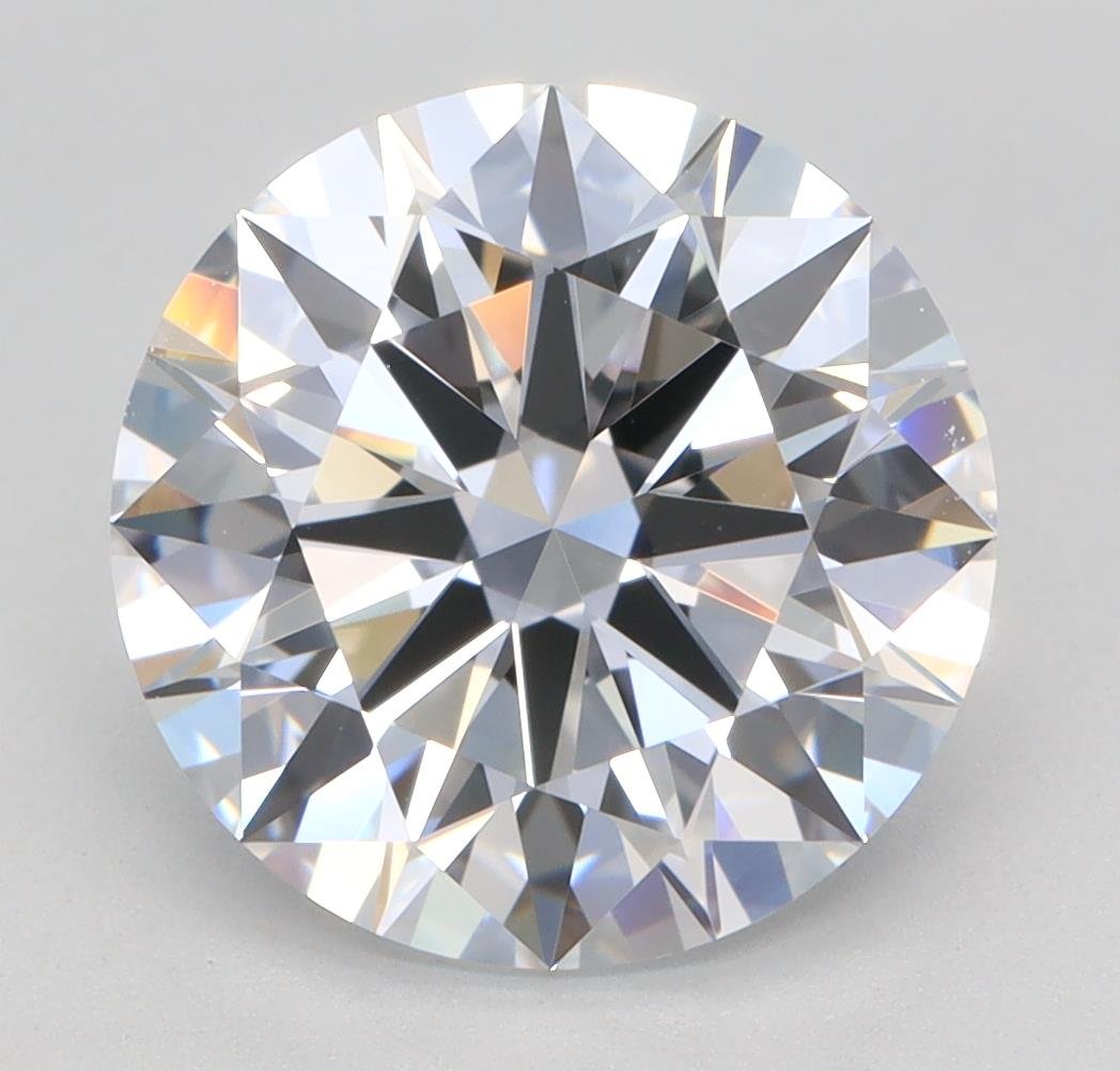 3.29ct E IF Rare Carat Ideal Cut Round Lab Grown Diamond