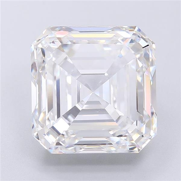 11.27ct E VVS2 Excellent Cut Asscher Lab Grown Diamond