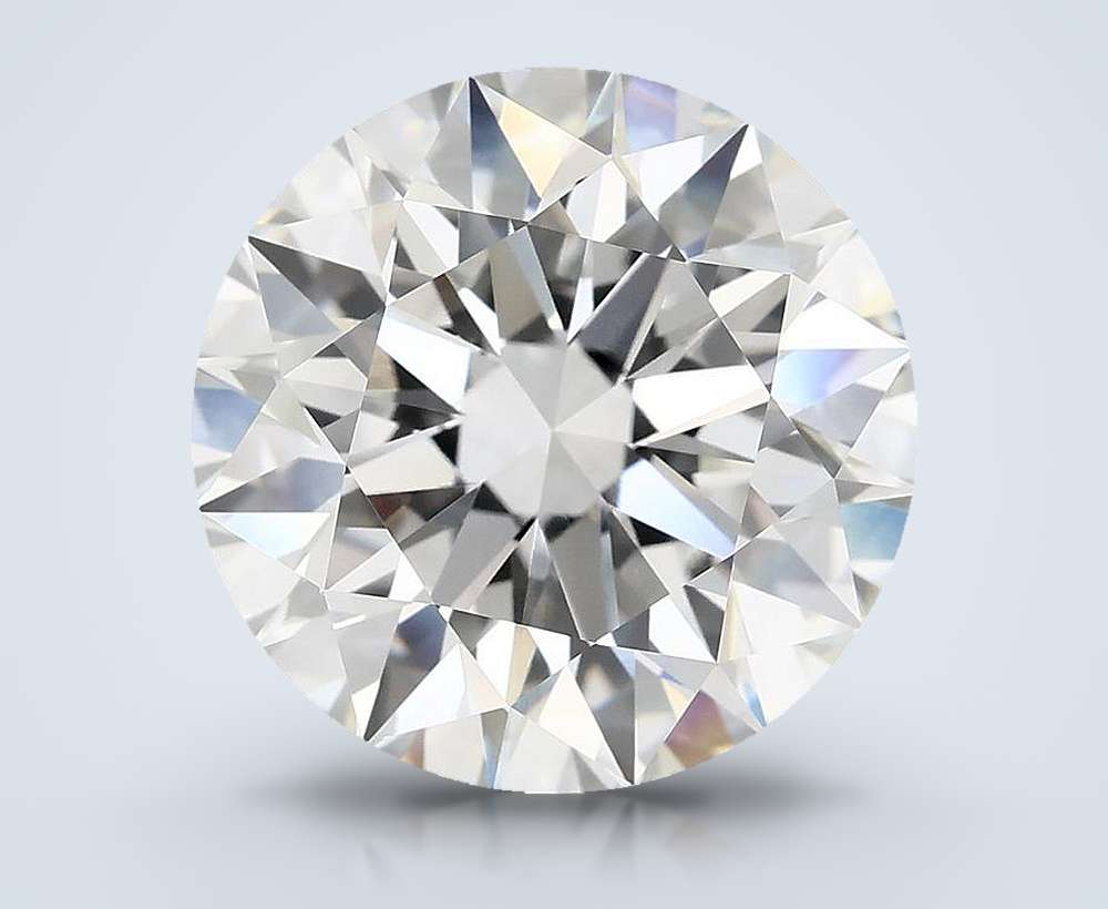 6.08 Carat Round Lab Diamond