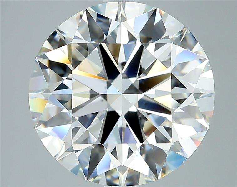 5.29ct I VS2 Rare Carat Ideal Cut Round Diamond