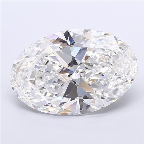 17.10ct F VVS2 Rare Carat Ideal Cut Oval Lab Grown Diamond