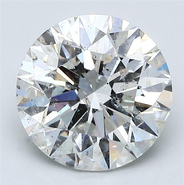 2.60ct H SI2 Rare Carat Ideal Cut Round Diamond