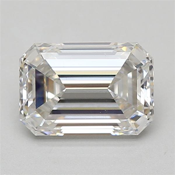 2.08ct F VS2 Rare Carat Ideal Cut Emerald Lab Grown Diamond
