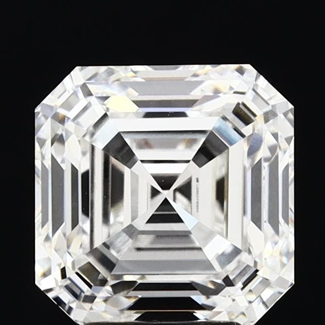 5.22ct D VVS2 Rare Carat Ideal Cut Asscher Lab Grown Diamond