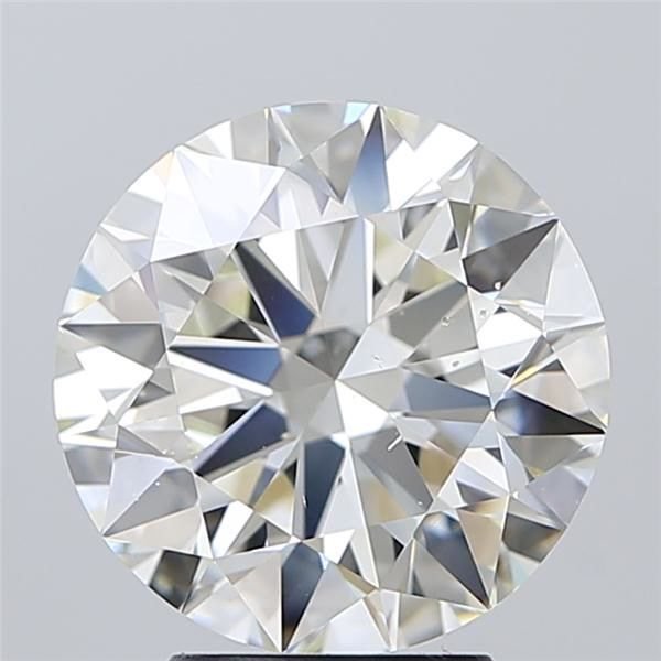 4.04ct H SI1 Rare Carat Ideal Cut Round Diamond