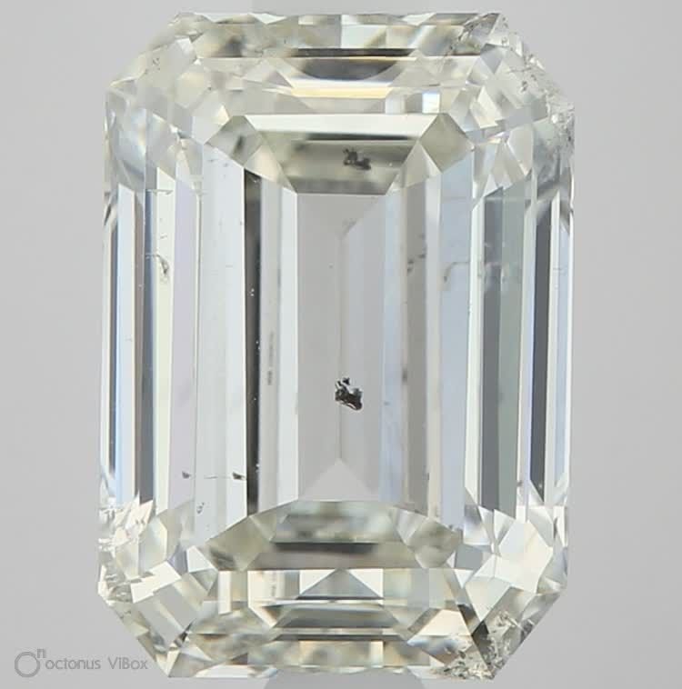 2.06ct K SI2 Excellent Cut Emerald Diamond