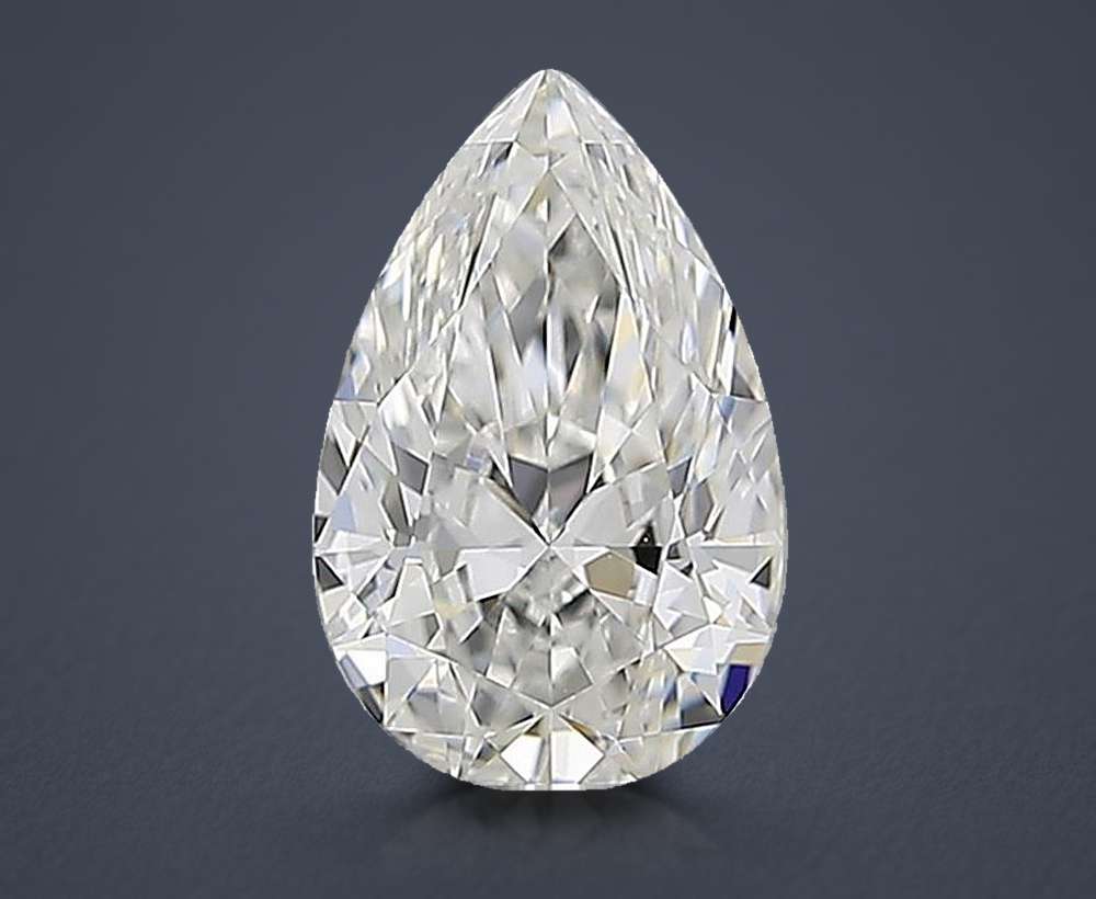 0.71 Carat Pear Natural Diamond