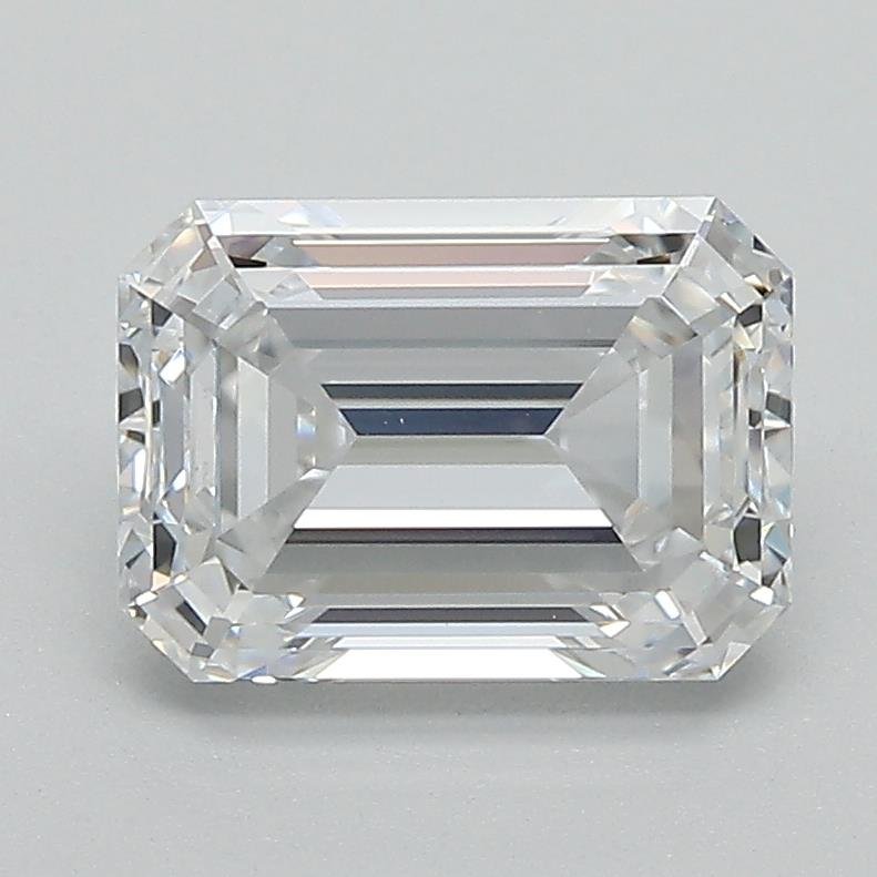 2.16ct D VS1 Rare Carat Ideal Cut Emerald Lab Grown Diamond