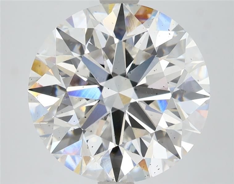 5.04ct F SI1 Excellent Cut Round Lab Grown Diamond