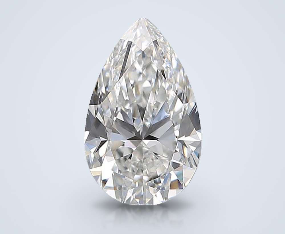 0.90 Carat Pear Natural Diamond