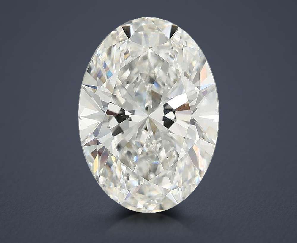 3.81 Carat Oval Lab Diamond