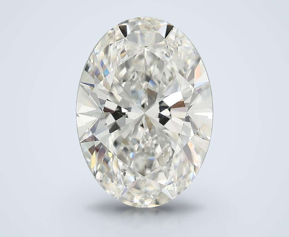 3.81 Carat Oval Lab Diamond