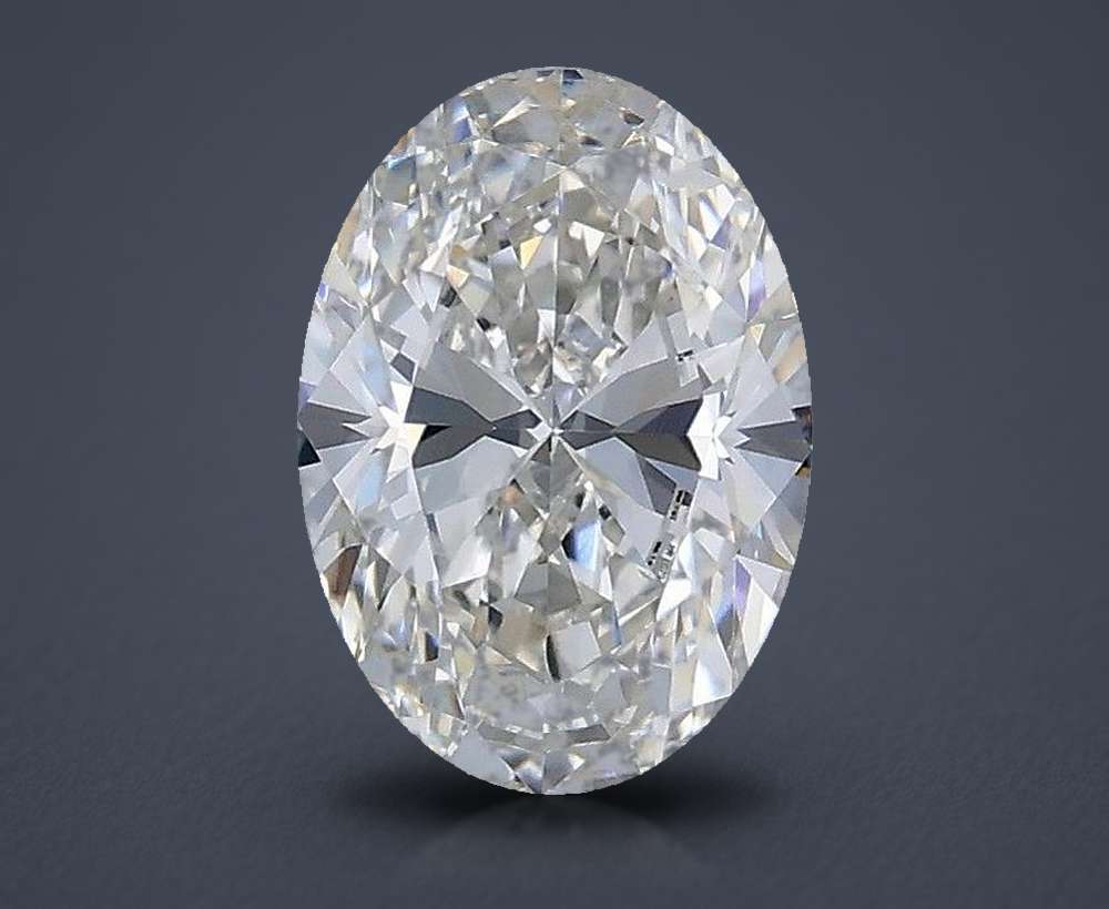 1.00 Carat Oval Lab Diamond
