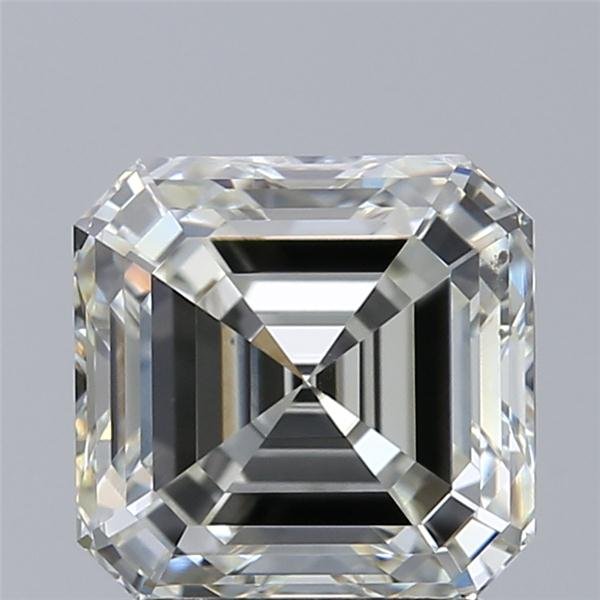 2.02ct K VS2 Rare Carat Ideal Cut Asscher Diamond