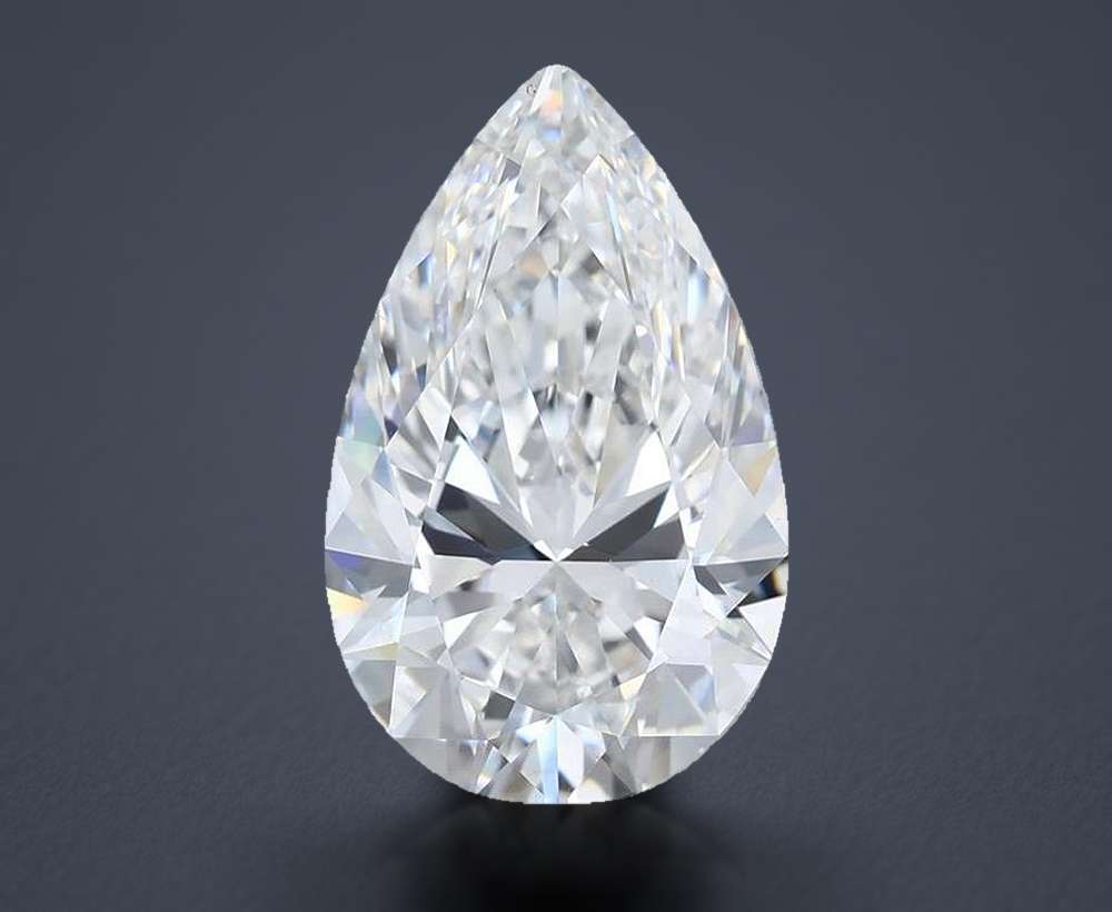 5.46 Carat Pear Lab Diamond