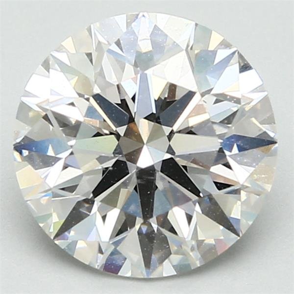 3.54ct G VVS2 Rare Carat Ideal Cut Round Diamond