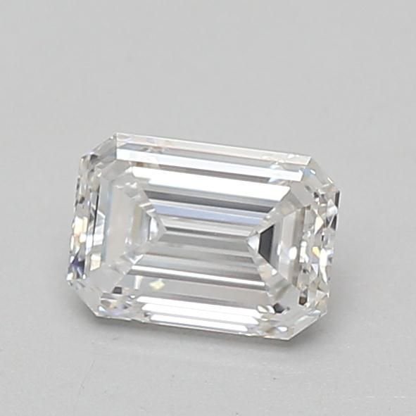 0.84ct D VVS2 Very Good Cut Emerald Lab Grown Diamond