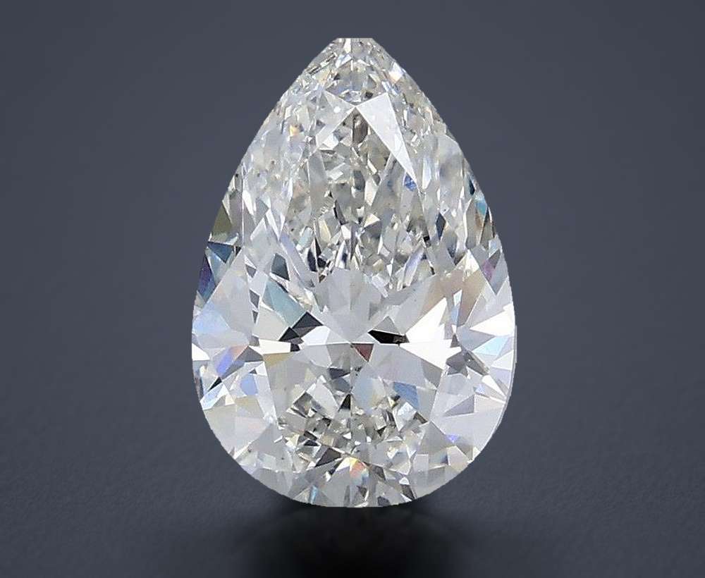 2.00 Carat Pear Lab Diamond