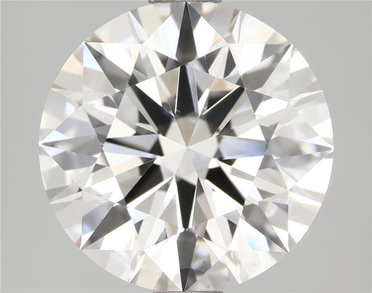 2.52ct F VS2 Rare Carat Ideal Cut Round Diamond