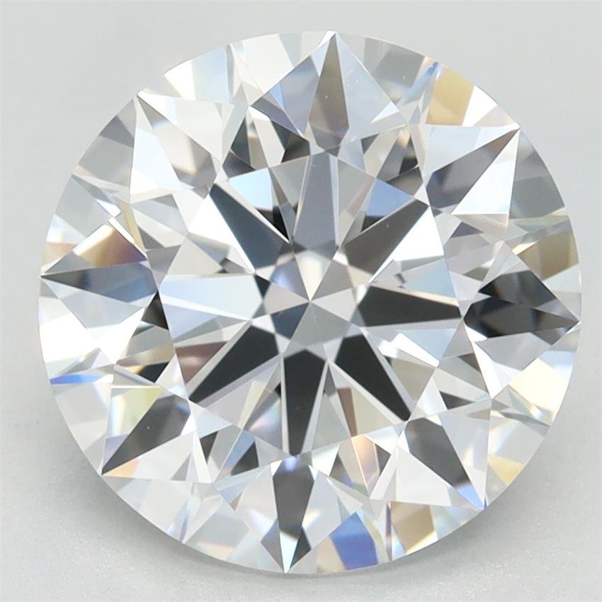 3.26ct D VVS1 Rare Carat Ideal Cut Round Lab Grown Diamond