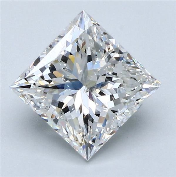 2.50ct G SI2 Rare Carat Ideal Cut Princess Diamond