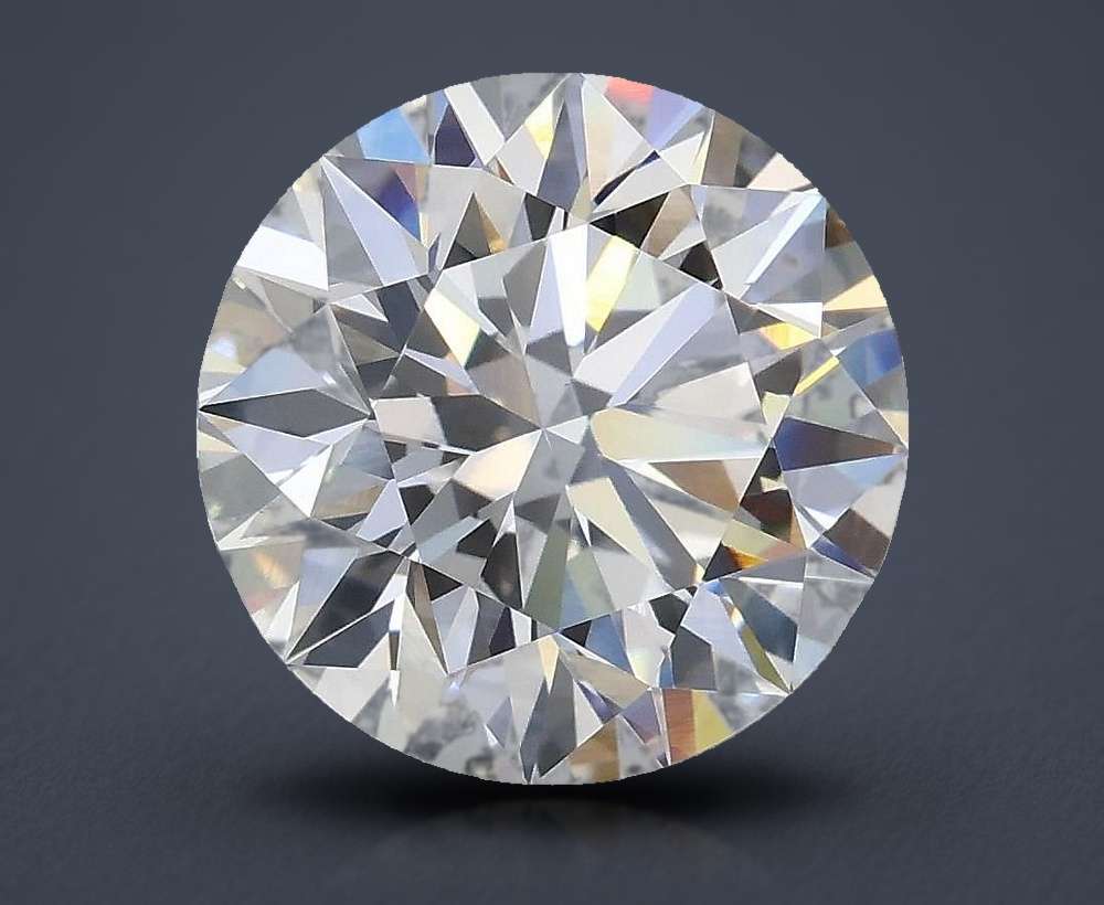 3.08 Carat Round Lab Diamond