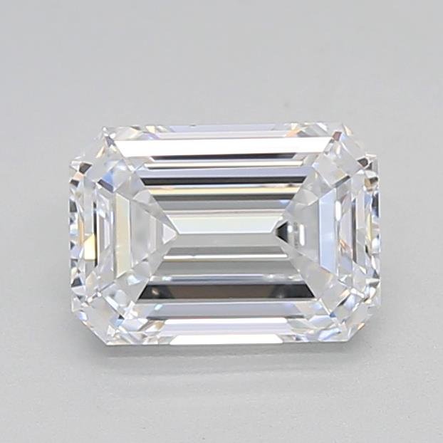 1.07ct D VVS1 Rare Carat Ideal Cut Emerald Lab Grown Diamond