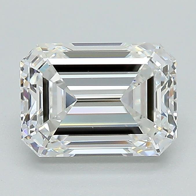 1.58ct E VVS2 Very Good Cut Emerald Lab Grown Diamond