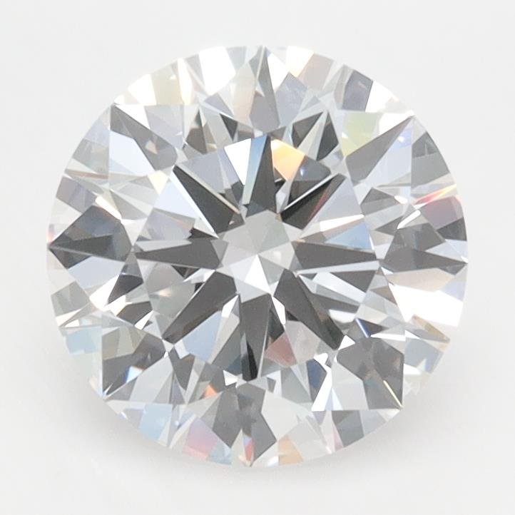 2.01ct D VS2 Rare Carat Ideal Cut Round Lab Grown Diamond