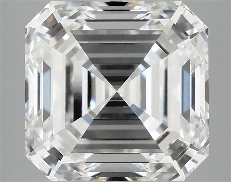 5.04ct E VVS2 Very Good Cut Asscher Lab Grown Diamond