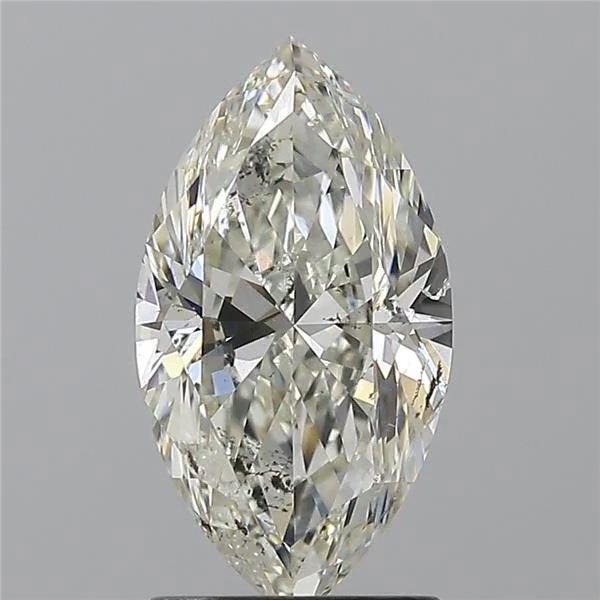 2.01ct J SI2 Very Good Cut Marquise Diamond