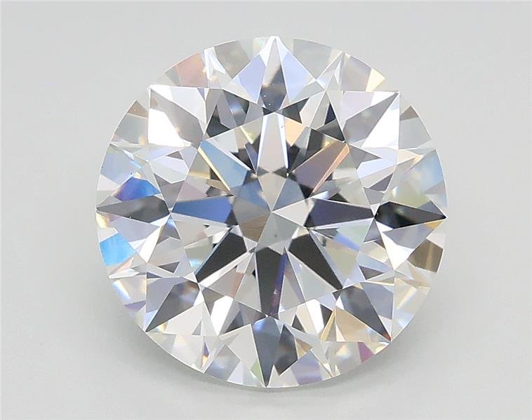 2.74ct F VS1 Rare Carat Ideal Cut Round Lab Grown Diamond