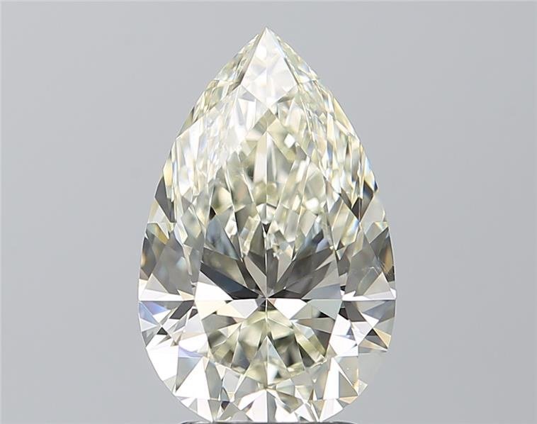 2.71ct J VS2 Rare Carat Ideal Cut Pear Diamond