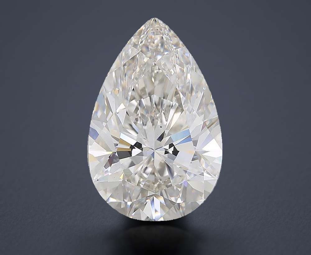 10.10 Carat Pear Lab Diamond