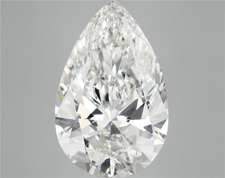 10.18ct F VVS2 Rare Carat Ideal Cut Pear Lab Grown Diamond